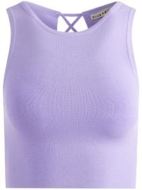 Alice Olivia Brentan lace-detailing Tank Top - at Farfetch