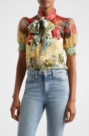 Alice Olivia Brentley Bow Blouse at Nordstrom