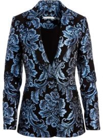 Alice Olivia Bristol Jacquard Tailored Blazer - Farfetch at Farfetch