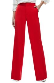 Alice Olivia Calvin High Waist Wide Leg Pants at Nordstrom