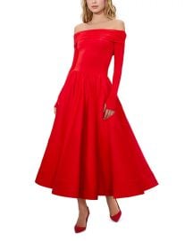 Alice Olivia Chara Flared Midi Dress at Bloomingdales