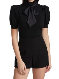 Alice Olivia Chase Puff Sleeve Top at Saks Fifth Avenue