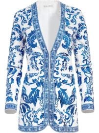 Alice Olivia Chriselle Embroidered Jacket - Farfetch at Farfetch