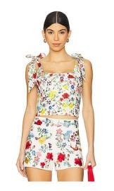 Alice Olivia Clara Bow Strap Bustier In Dollhouse at Revolve