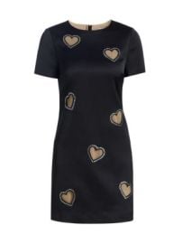 Alice Olivia Clyde Embellished Heart Minidress at Saks Fifth Avenue