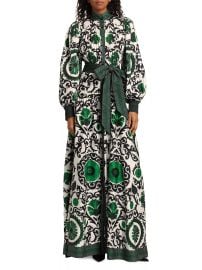 Alice Olivia Cora Belted Stretch Cotton Shirtdress at Saks Fifth Avenue