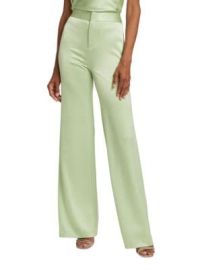 Alice Olivia Deanna Flared Satin Pants on SALE at Saks Off 5th