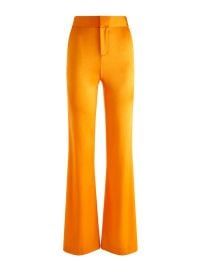 Alice Olivia Deanna High Waist Pant in Tangerine at Alice + Olivia