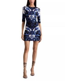Alice Olivia Delora Fitted Dress in Regal Retreat at Bloomingdales