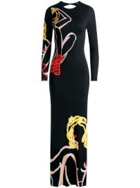 Alice Olivia Delora Open Back Maxi Dress at Farfetch