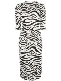 Alice Olivia Delora Zebra Print Dress - Farfetch at Farfetch