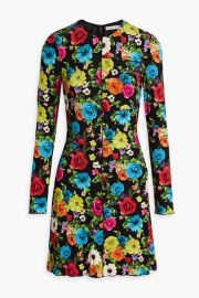 Alice Olivia Delora floral print stretch jersey mini dress at The Outnet