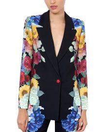 Alice Olivia Denny Slim Notch Collar Jacket at Bloomingdales