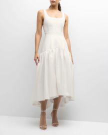 Alice Olivia Diana Sleeveless Structured Midi Dress at Neiman Marcus