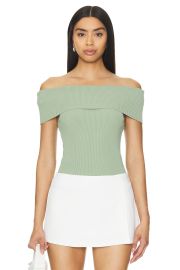 Alice Olivia Dolan Top In Sage at Revolve