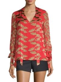 Alice Olivia Donald Sheila Blouse at Saks Off 5th