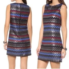 Alice Olivia Dresses Alice Olivia Striped Mini Dress Poshmark at Poshmark