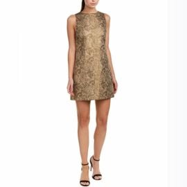 Alice Olivia Dresses Nwt Aliceolivia Clyde Metallic Aline Shift Dress Sz Poshmark at Poshmark