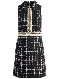 Alice Olivia Ellis Tweed Dress - at Farfetch