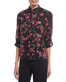 Alice Olivia Eloise Floral Top at Bergdorf Goodman