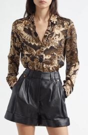 Alice Olivia Eloise Paisley Woven Shirt at Nordstrom Rack
