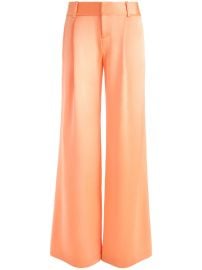 Alice Olivia Eric low-rise Palazzo Pants Orange at Farfetch