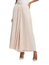 Alice Olivia Essie Pleated Georgette Midi Skirt at Saks Off 5th