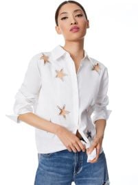 Alice Olivia Finely Star Embellished Button Down at Alice + Olivia