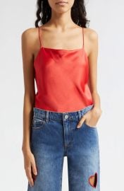 Alice Olivia Harmony Satin Camisole at Nordstrom