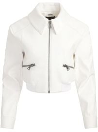 Alice Olivia Hyde Jacket White at Farfetch