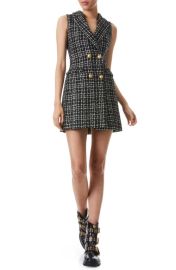 Alice Olivia Jordy Sleeveless Tweed Dress at Nordstrom