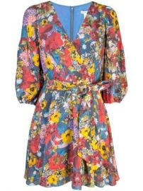 Alice Olivia Kerri Bishop Blossom Wrap Dress - Farfetch at Farfetch