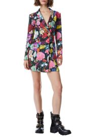 Alice Olivia Latoya Long Sleeve Blazer Minidress at Nordstrom