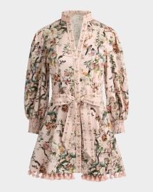Alice Olivia Lucy Belted Mini Shirtdress at Neiman Marcus