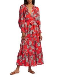 Alice Olivia Lyla Floral Blouson Maxi Dress on SALE at Saks Off 5th