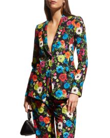 Alice Olivia Macey Blazer in Flower Garden at Neiman Marcus