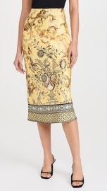 Alice Olivia Maeve Skirt in Lisboa Lemon Meringue at Shopbop