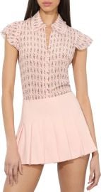 Alice Olivia Martel Ice Cream Print Silk Blouse at Nordstrom Rack