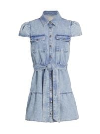 Alice Olivia Miranda Denim Minidress at Saks Fifth Avenue