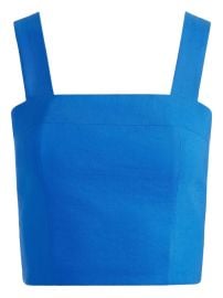 Alice Olivia Natalia Top Blue at Farfetch