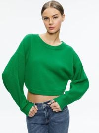 Alice Olivia Posey Crewneck Sweater at Alice + Olivia