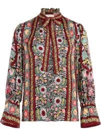 Alice Olivia Reilly Flower Pot-print Blouse - Farfetch at Farfetch