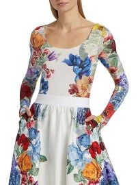 Alice Olivia Rhys Ballet Bodysuit at Saks Fifth Avenue