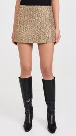 Alice Olivia Rubi Embellished Tweed Micro Skirt at Shopbop