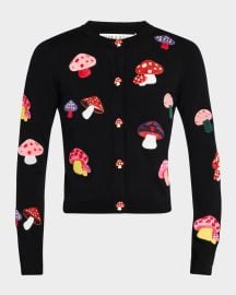 Alice Olivia Ruthy Mushroom Cardigan at Neiman Marcus