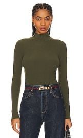 Alice Olivia Senaida Turtleneck In Olive at Revolve