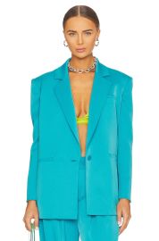 Alice Olivia Shan Strong Shoulder Blazer at Revolve