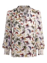 Alice Olivia Sheila Blouse Neutrals at Farfetch