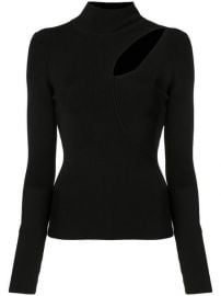 Alice Olivia Sophie Cutout Turtleneck Sweater - Farfetch at Farfetch