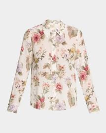 Alice Olivia Sweet Nothings Willa Placket Top at Neiman Marcus